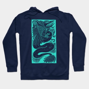 Snallygaster Teal Hoodie